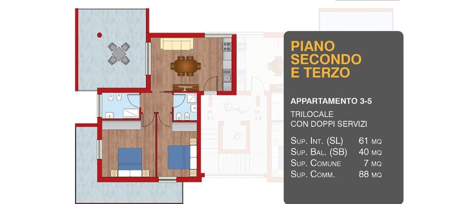 Appartamento 5 locali di 61 m² a Alba Adriatica (64011)