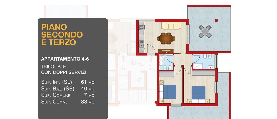 Appartamento 5 locali di 61 m² a Alba Adriatica (64011)