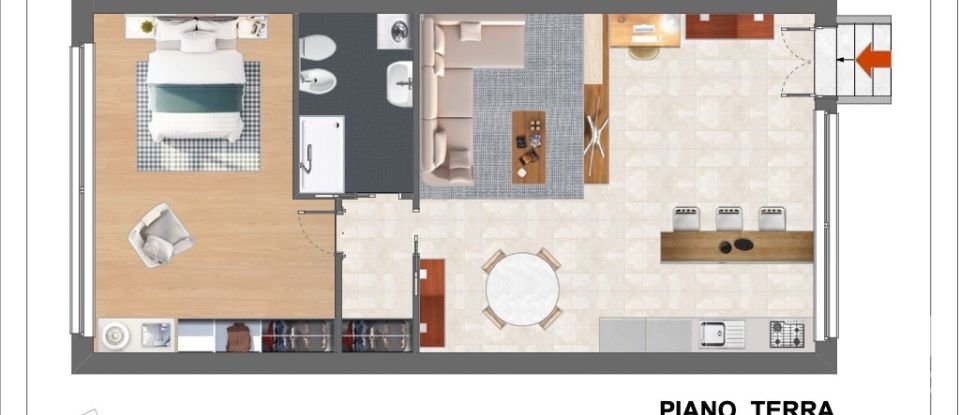 Two-room apartment of 65 m² in Sirolo (60020)