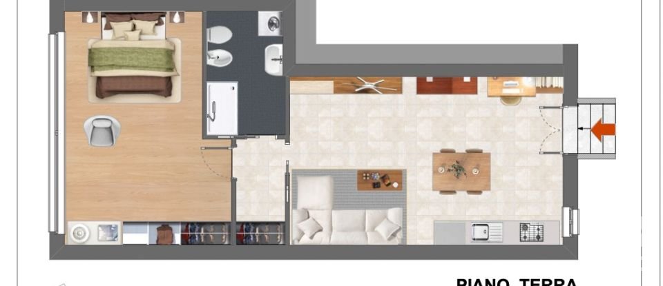 Two-room apartment of 55 m² in Sirolo (60020)