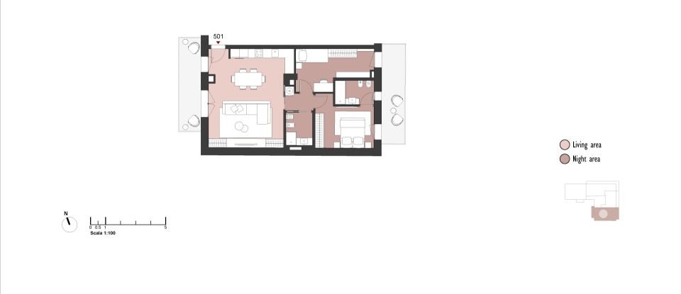 Trilocale di 101 m² a Milano (20126)