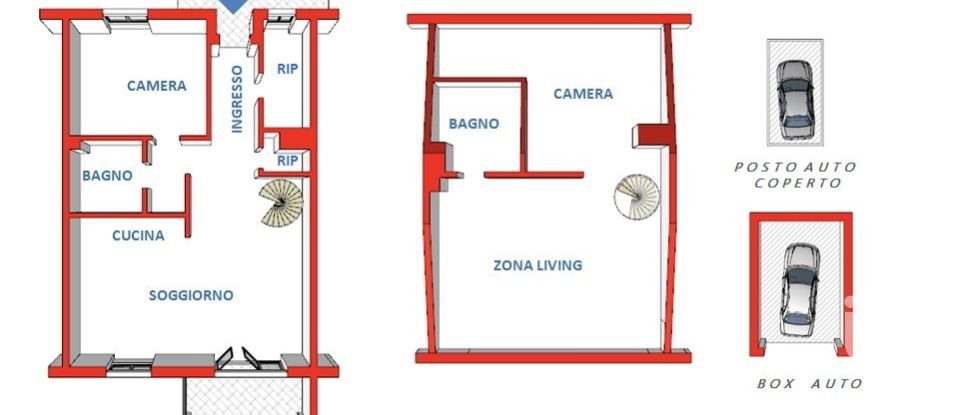 Four-room apartment of 120 m² in Ventimiglia (18039)