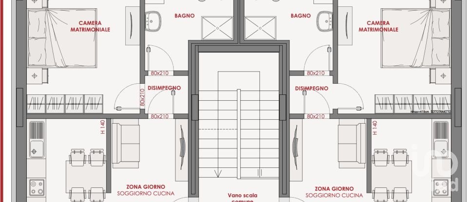 Bilocale di 80 m² a Borgonovo Val Tidone (29011)
