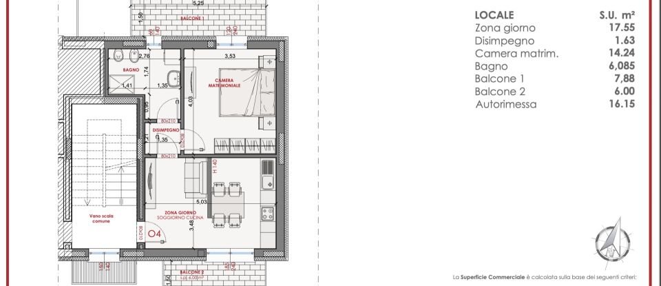 Bilocale di 78 m² a Borgonovo Val Tidone (29011)