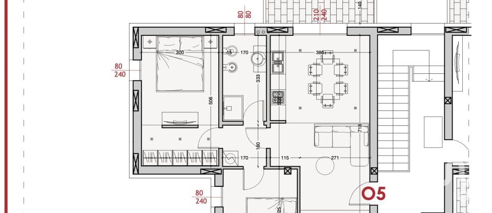Three-room apartment of 86 m² in Borgonovo Val Tidone (29011)