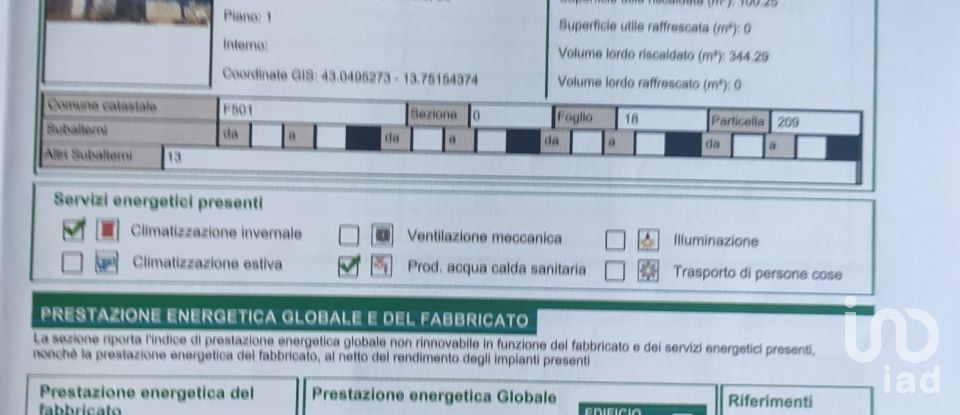 Appartamento 5 locali di 145 m² a Montefiore dell'Aso (63062)