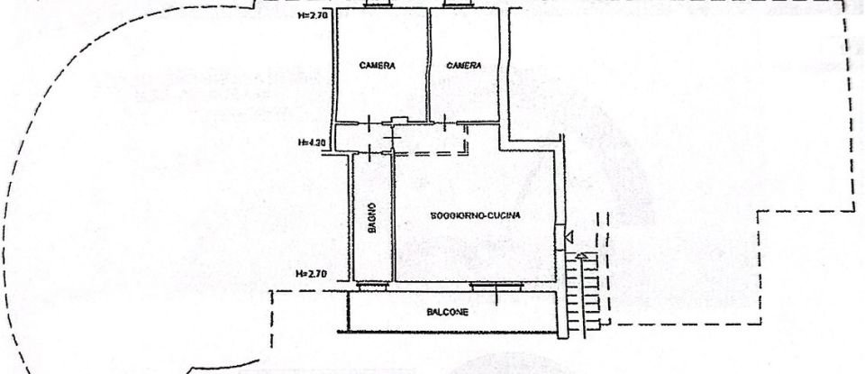 Three-room apartment of 75 m² in Corinaldo (60013)