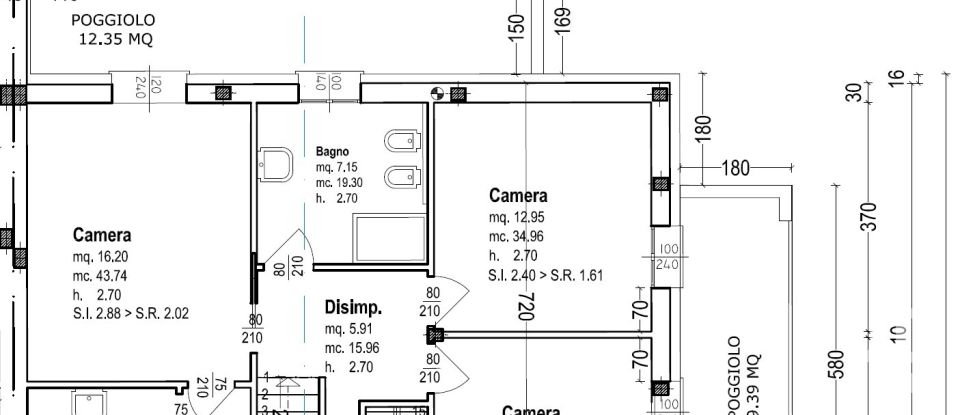 House boat 4 rooms of 165 m² in Abano Terme (35031)