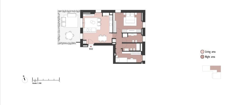 Trilocale di 117.000 m² a Milano (20126)