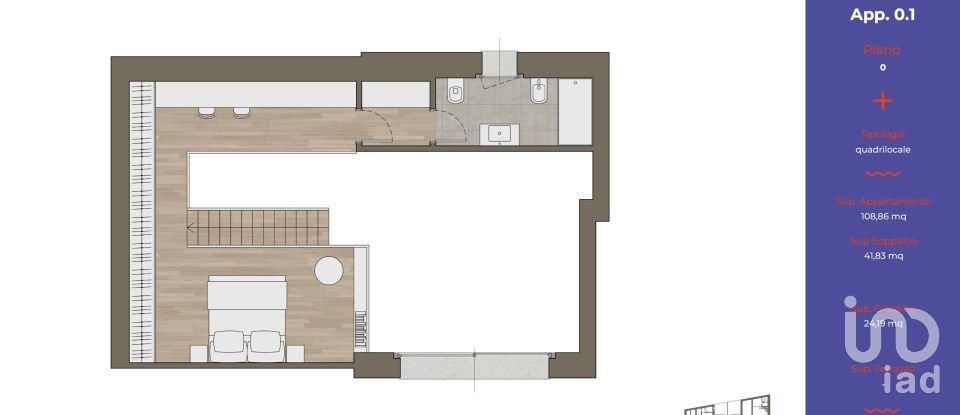 Quadrilocale di 165 m² a Milano (20155)