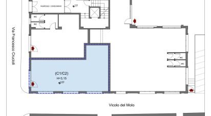 Three-room apartment of 65 m² in Grottammare (63066)