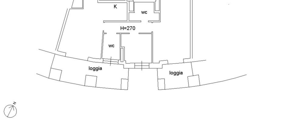 Apartment 6 rooms of 90 m² in Genova (16121)