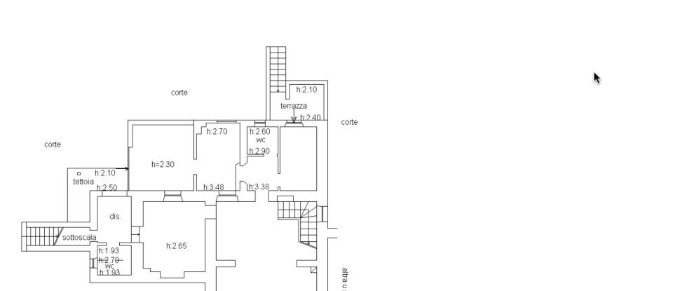 Casale 14 locali di 227 m² in Castel del Piano (58033)