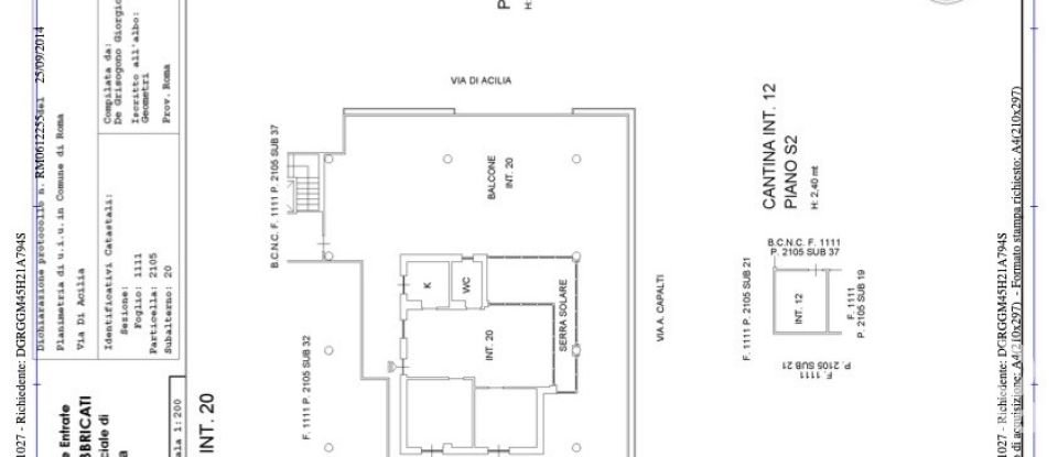 Loft 3 locali di 145 m² a Roma (00125)