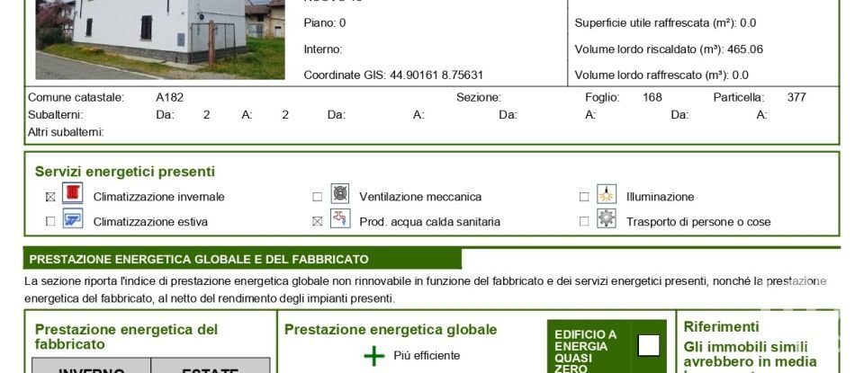 Townhouse 5 rooms of 116 m² in Alessandria (15122)