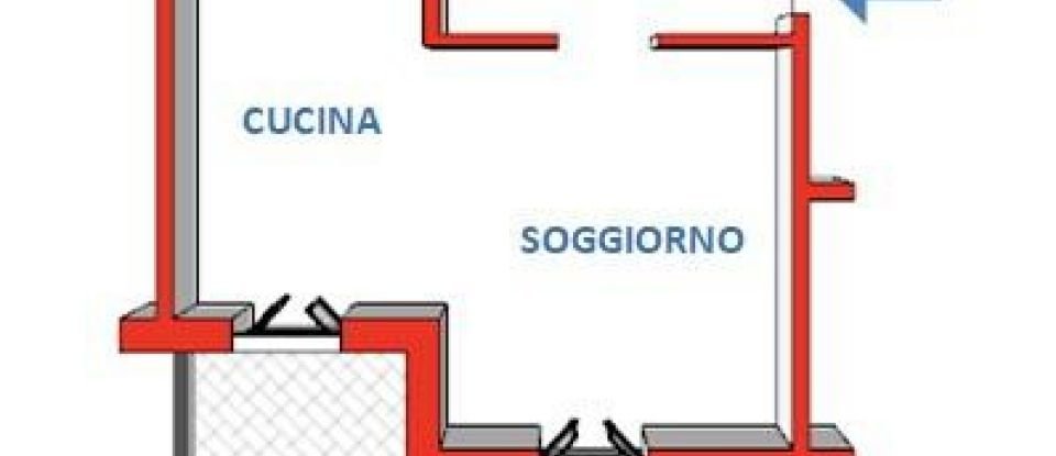 Three-room apartment of 100 m² in Genova (16157)