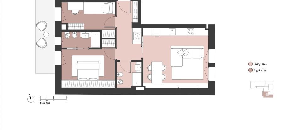 Trilocale di 85 m² a Milano (20126)