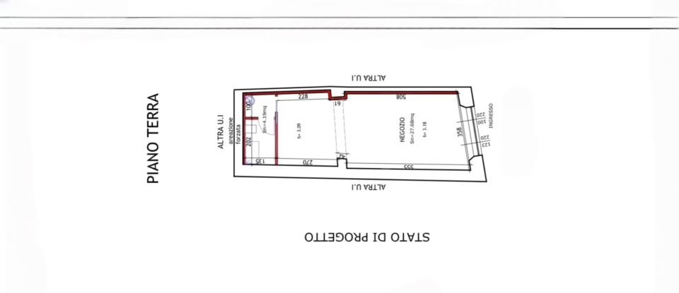 Negozio / locale commerciale di 40 m² in Pesaro (61121)
