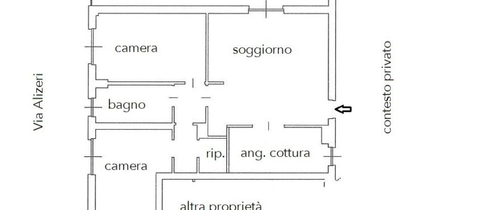 Three-room apartment of 98 m² in Genova (16127)