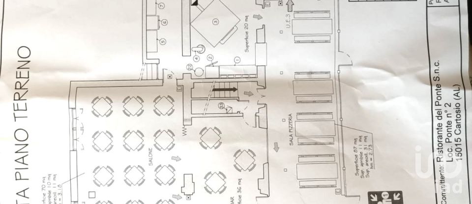 Ristorante di 235 m² in Cartosio (15015)
