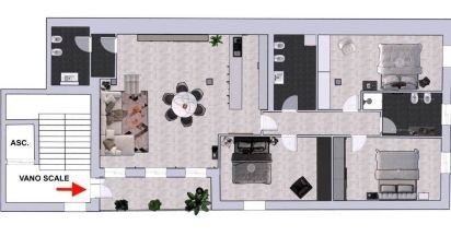 Four-room apartment of 152 m² in Mantova (46100)