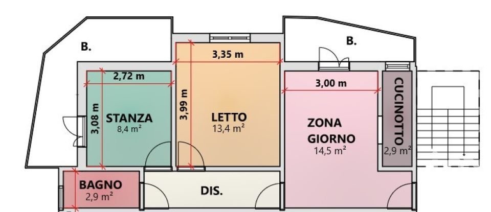 Quadrilocale di 70 m² a Formignana (44039)