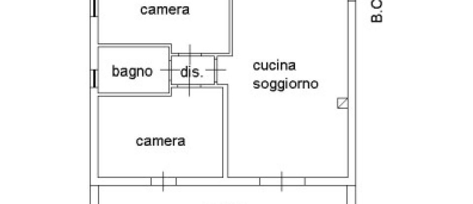 Three-room apartment of 75 m² in Casciana Terme (56034)