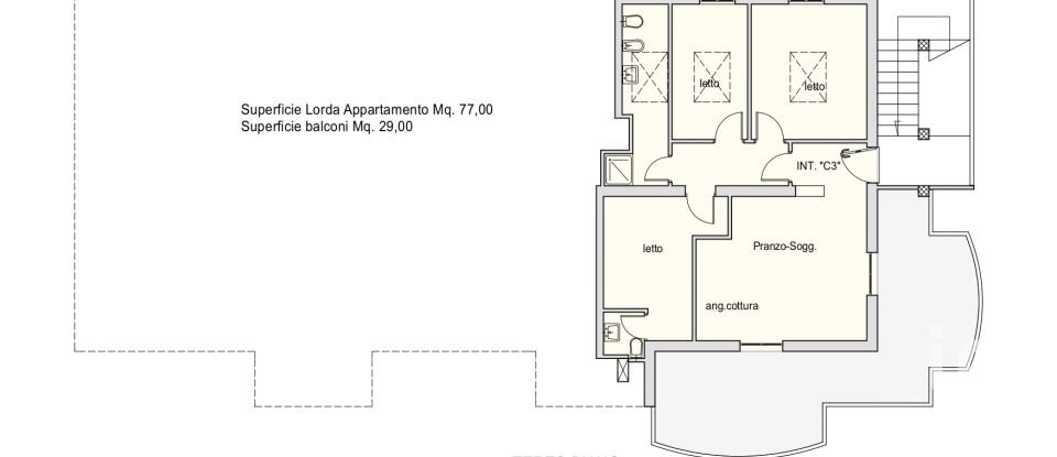 Appartamento 5 locali di 99 m² a Tortoreto (64018)