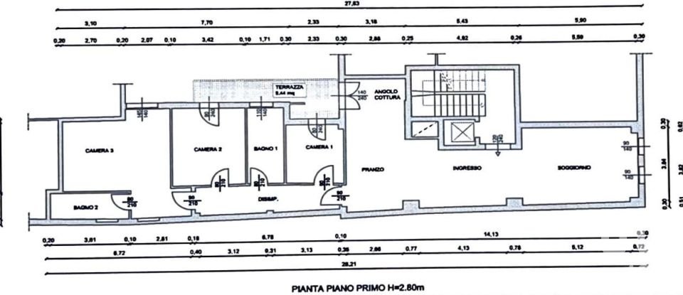 Apartment 6 rooms of 140 m² in Padova (35122)