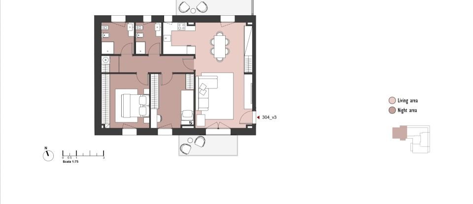 Trilocale di 110 m² a Milano (20126)