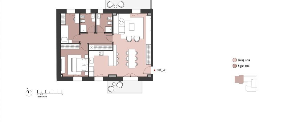 Trilocale di 110 m² a Milano (20126)