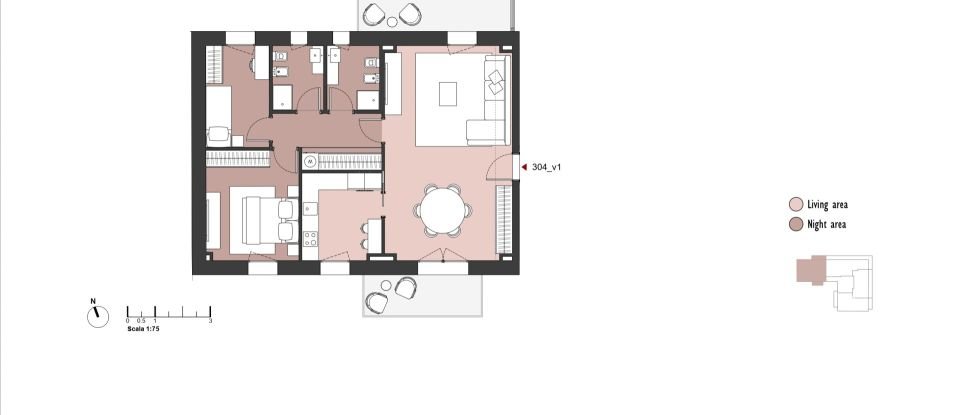Trilocale di 110 m² a Milano (20126)