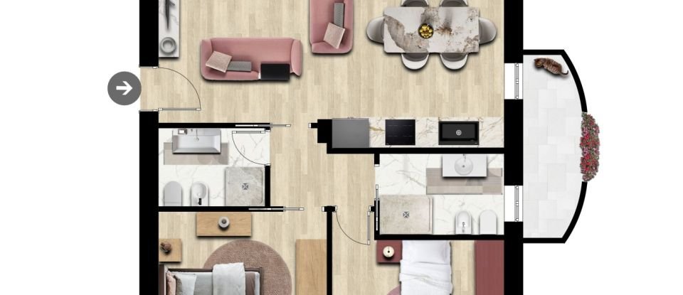 Quadrilocale di 100 m² a Macerata (62100)