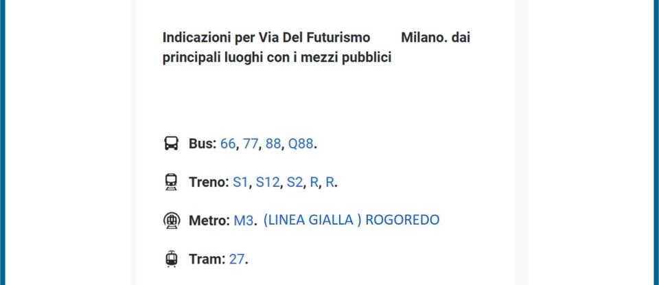 Three-room apartment of 100 m² in Milano (20138)