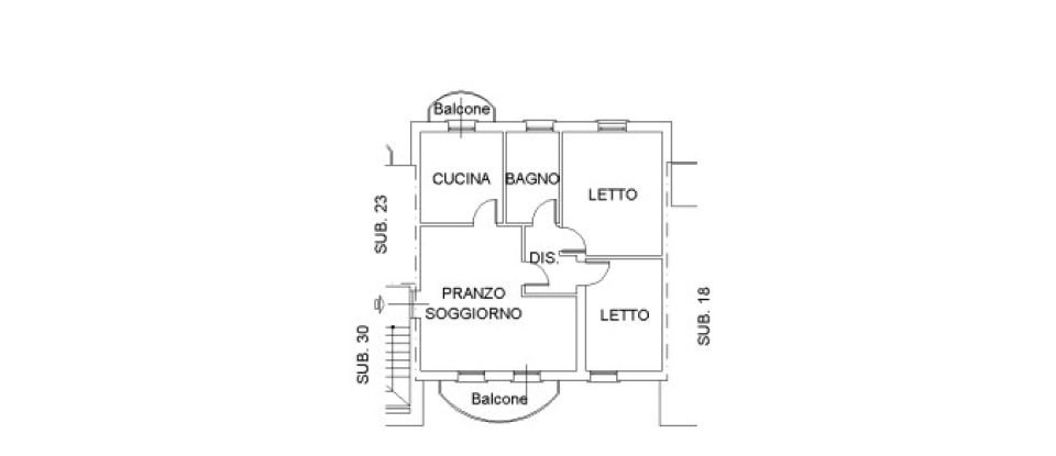 Three-room apartment of 85 m² in Finale Emilia (41035)