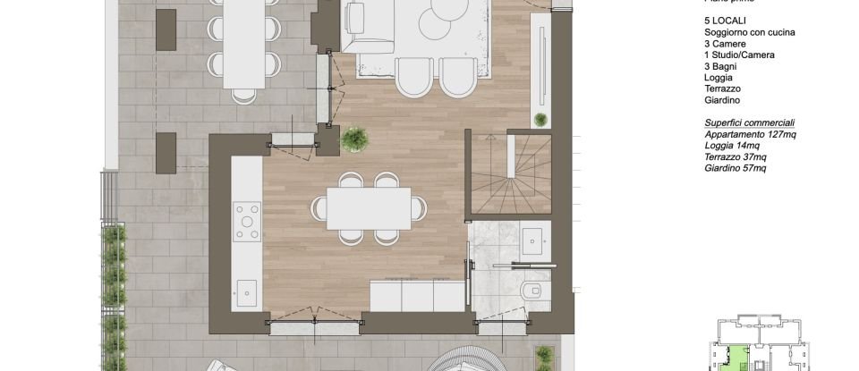 Appartamento 5 locali di 150 m² a Milano (20126)