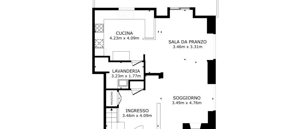 Farm 9 rooms of 203 m² in Bargagli (16021)