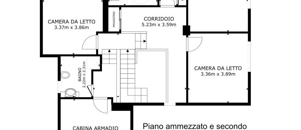 Farm 9 rooms of 203 m² in Bargagli (16021)
