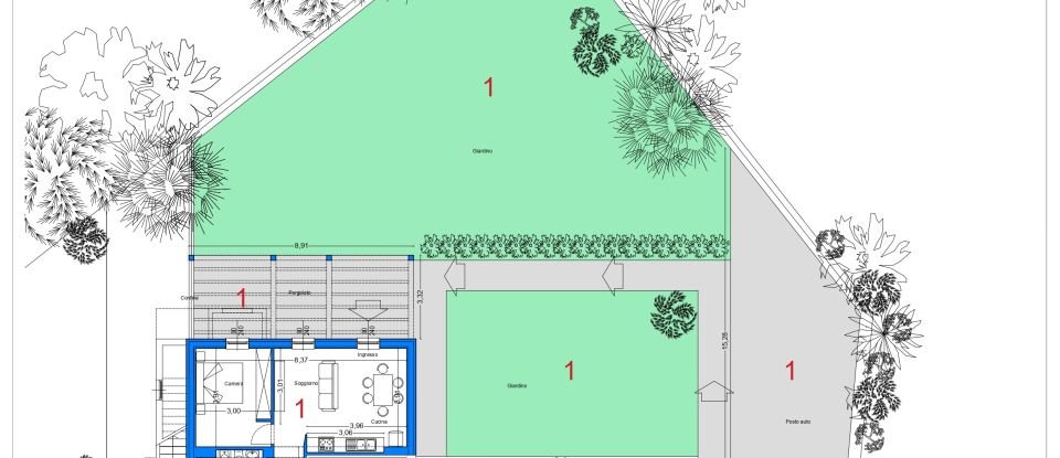 Three-room apartment of 93 m² in Ancona (60131)