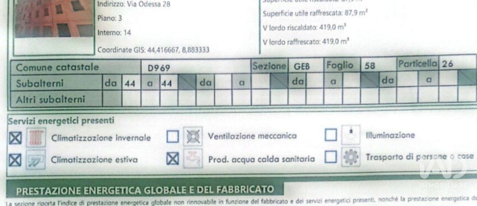 Apartment 6 rooms of 110 m² in Genova (16129)