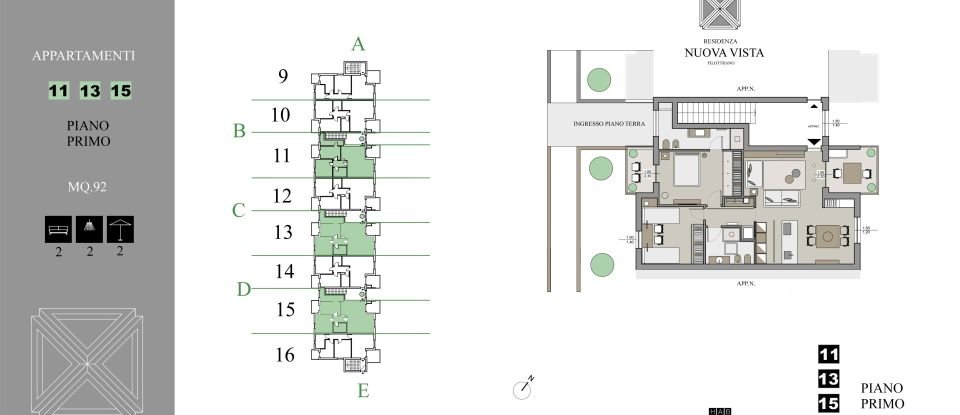 Apartment 5 rooms of 92 m² in Filottrano (60024)
