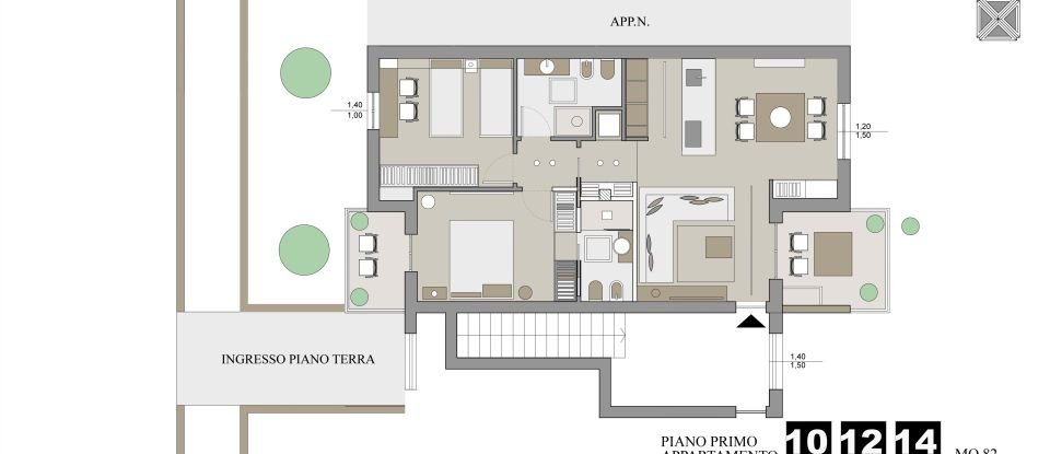 Apartment 6 rooms of 82 m² in Filottrano (60024)