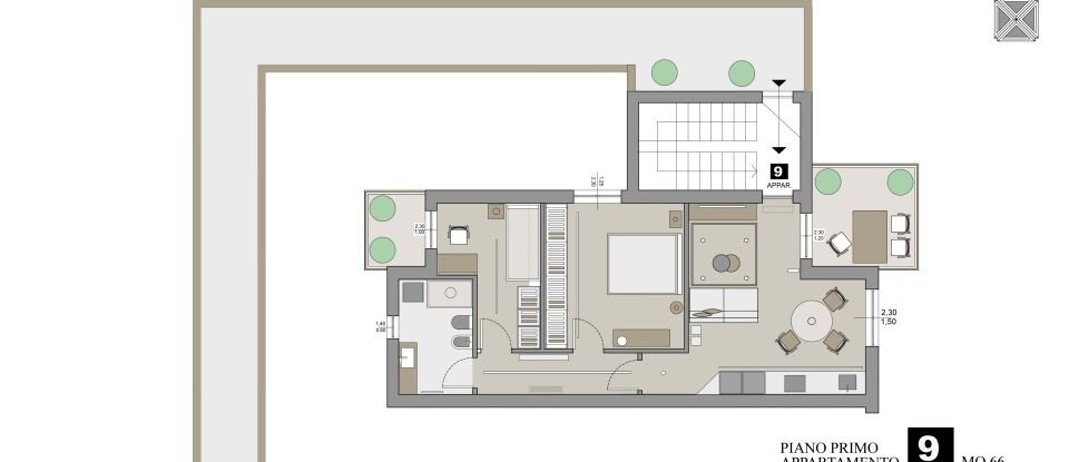 Quadrilocale di 66 m² a Filottrano (60024)