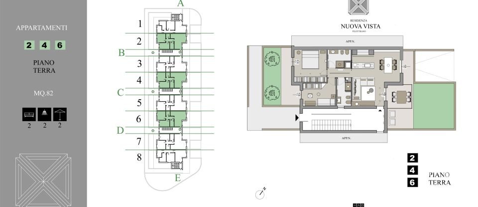Apartment 6 rooms of 82 m² in Filottrano (60024)