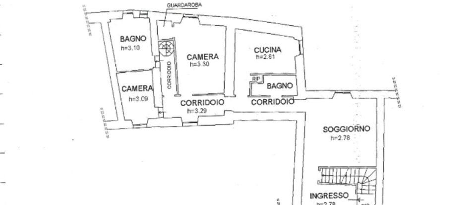 Appartamento 5 locali di 91 m² a Sarteano (53047)
