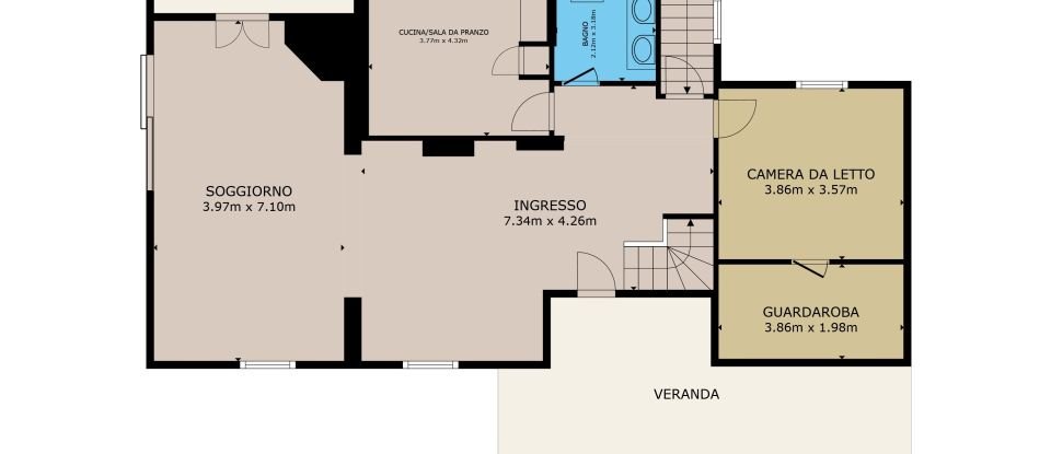 Casale 9 locali di 246 m² in Bargagli (16021)