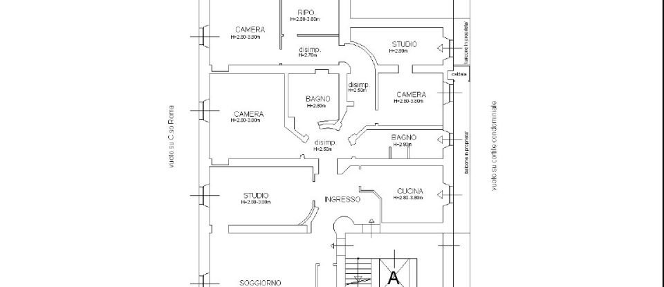 Apartment 10 rooms of 258 m² in Alessandria (15121)