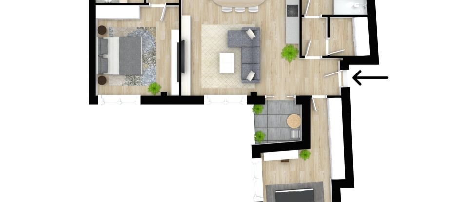 Three-room apartment of 115 m² in Busto Arsizio (21052)