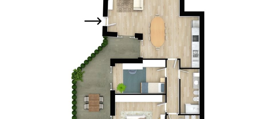 Three-room apartment of 106 m² in Busto Arsizio (21052)