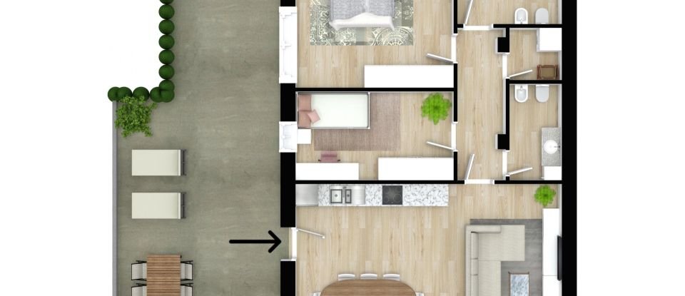 Two-room apartment of 94 m² in Busto Arsizio (21052)